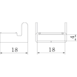 6490964 OBO 197 VA4301 Spannbandver- schluss einseitig Edelstahl rostfrei Produktbild Additional View 1 S