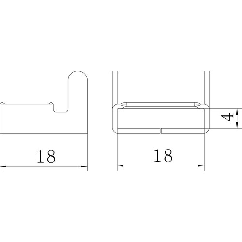 6490964 OBO 197 VA4301 Spannbandver- schluss einseitig Edelstahl rostfrei Produktbild Additional View 1 L