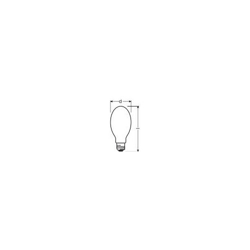 OSRAM NAV-E 50 SUPER 4Y 50W E27 NATRIUMDAMPFLAMPE 4008321356024 EEI:A Produktbild Additional View 2 L