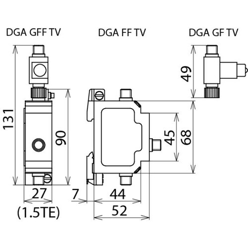 909705 DEHN DEHNGATE Ü-ABLEITER DGA-TV Produktbild Additional View 2 L