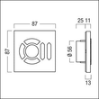 22154657 Zumtobel ED-CCS 1/2/3 Li1/Li2 ED Circle Bediengerät Produktbild Additional View 1 S