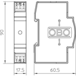 5097607 Obo Überspannungsschutz für Sprechanlage 24V VF24-AC7DC Produktbild Additional View 1 S