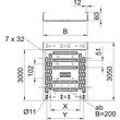 6047613 Obo RKSM 610 VA4301 Kabelrinne V2A 60x100 Produktbild Additional View 1 S