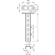 6342401 Obo US3 K 20VA4301 Hängestiel V2A 200mm Produktbild Additional View 1 S