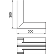 6279143 OBO GA-SI70170EL Inneneck 70x170mm Alu symmetrisch Produktbild Additional View 1 S