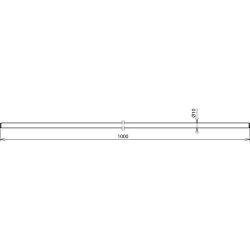 101007 Dehn Fangstange 1000mm CU 10mm Produktbild Additional View 1 L