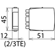 920364 DEHN Kombiableiter-Modul f. 2 Doppeladern - Blitzductor BXT ML4 BE C24 Produktbild Additional View 2 S