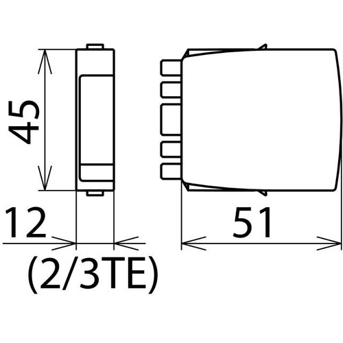 920364 DEHN Kombiableiter-Modul f. 2 Doppeladern - Blitzductor BXT ML4 BE C24 Produktbild Additional View 2 L