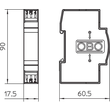 5097976 OBO TKS-B Blitzbarriere 120V AC Produktbild Additional View 1 S