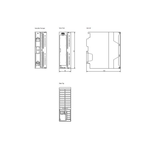 6ES7321-1BH02-0AA0 Siemens Dig. Eingangskarte Produktbild Additional View 1 L