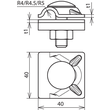 391069 DEHN MVA-Klemme 8-10 mit Flach- randschraube Niro Produktbild Additional View 2 S