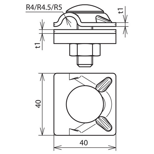 391069 DEHN MVA-Klemme 8-10 mit Flach- randschraube Niro Produktbild Additional View 1 L