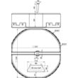 102340 DEHN Betonsockel 17 kg mit Keil u. Unterlegplatte Produktbild Additional View 2 S