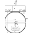 102340 DEHN Betonsockel 17 kg mit Keil u. Unterlegplatte Produktbild Additional View 1 S