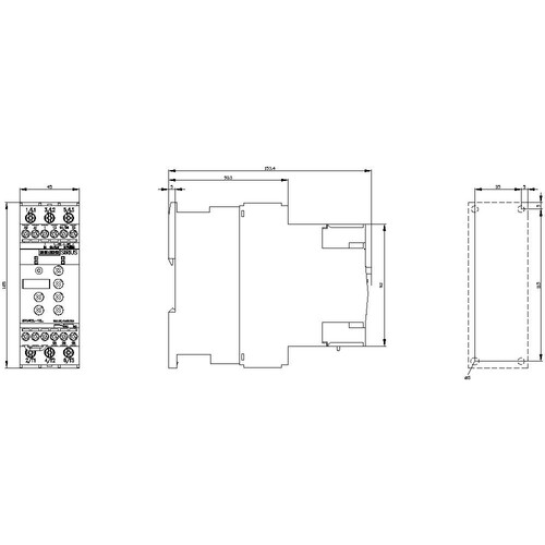 3RW4026-1BB04 Siemens Sirius S0 25A 11KW 400V AC/DC24V Sanftstarter Schraubkle. Produktbild Additional View 2 L