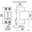 952200 DEHN Überspannungsableiter Typ2 DEHNguard M DG M TN 275 TN-System Produktbild Additional View 2 S