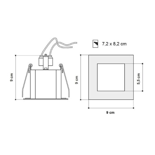 68-630232 Molto Luce Edy HV nickelmatt Einbaustrahler Produktbild Additional View 1 L