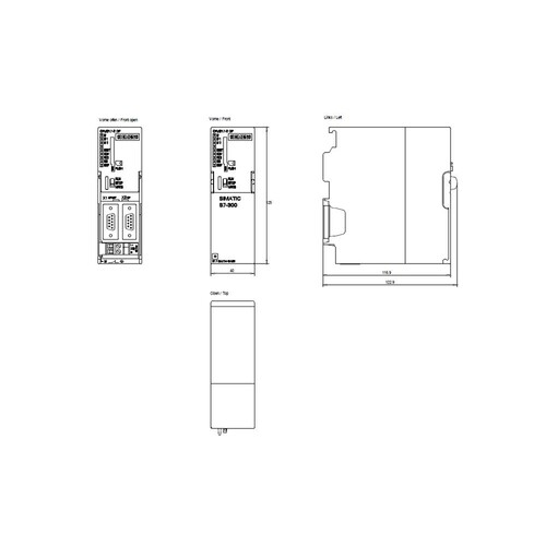 6ES7317-2AK14-0AB0 Siemens Simatic S7-300 CPU317-2DP Zentralbaugruppe 1MB Produktbild Additional View 1 L