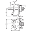 339100 Dehn Dachrinnenklemme 40mm St/tZn 8-10mm Produktbild Additional View 2 S
