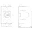 3RV1923-1DA01 SIEMENS Gehäuse Aluguß Produktbild Additional View 1 S