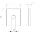 6348408 OBO K60 FT Gegenplatte 60x50x13x6,5mm Produktbild Additional View 1 S