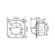 EP10426452 ESYLUX PD-C180i KNX ECO Wandmontage-Präsenzmelder 180° KNX-Bus Produktbild Additional View 1 S