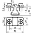 274110 Dehn Leitungshalter DEHNhold Niro mit Innengewinde Produktbild Additional View 1 S