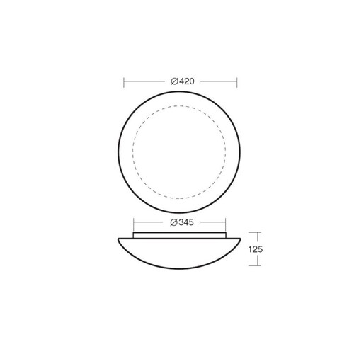 789-42775 Molto Luce Deckenleuchte DM 420mm 2xA60 E27 Produktbild Additional View 1 L