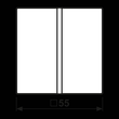 A401TSAWW Jung Tastensatz Komplett 1Fach für Tastsensor KNX Produktbild Additional View 1 S