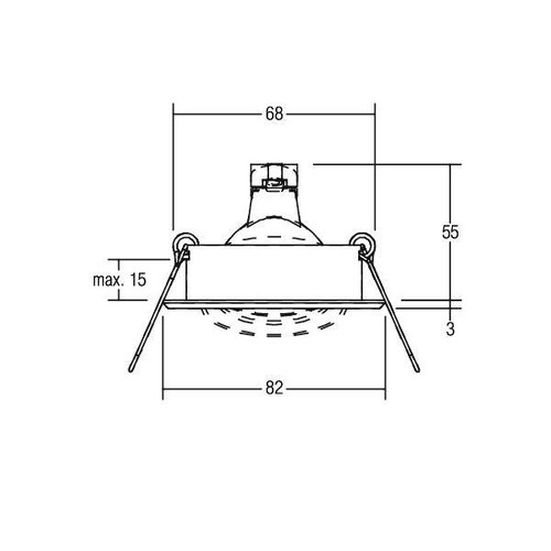 0064.00 Brumberg NV-Einbaustrahler Produktbild Additional View 2 L