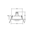 00006325 Brumberg NV-Einbaustrahler GX5,3/50W alumatt Produktbild Additional View 2 S