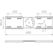 6227953 OBO WRGV 160 FS Gelenkverbinder 160x680 für Weitspann-System 160 Produktbild Additional View 1 S