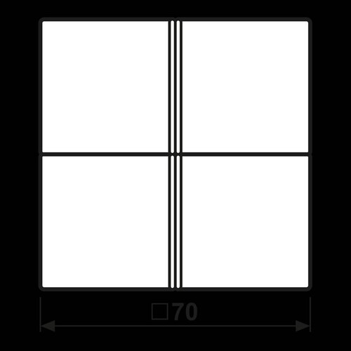 AL2404TSAAN Jung Tastensatz komplett 4fach Produktbild Additional View 1 L