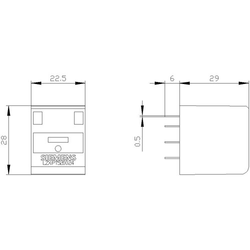 LZX520024 Siemens Relais 4WE 24VDC Produktbild Additional View 2 L