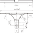 6098804 OBO WRAA 163 FS Anbau-Abzweigst. 160x300 St. für Weitspannkabelrinne 160 Produktbild Additional View 1 S