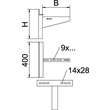 6417906 OBO AWSS 21 FT Wandausleger B210mm St schwere Bauform Produktbild Additional View 1 S