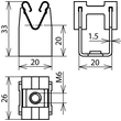 207019 Dehn Leitungshalter Dehngrip M6 Niro Produktbild Additional View 2 S