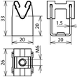 207019 Dehn Leitungshalter Dehngrip M6 Niro Produktbild Additional View 1 S