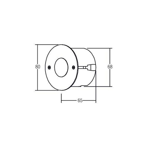 10012223 Brumberg LED-Wandeinbauleuchte 3100k 1W inkl.Konverter Produktbild Additional View 2 L