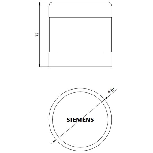 8WD4420-0FA Siemens Signalsäule summer- element dauerton oder pulsierend Produktbild Additional View 2 L