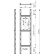 6010466 OBO SLM 50 C40 2 FT Steigeleiter schwer 200x3000 ST mit C 40 Sprosse Produktbild Additional View 1 S