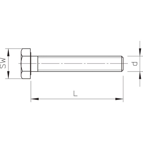 6418252 OBO SKS 10x90 F Sechskantschr. M10x90 St Mutter,Scheiben+ Fächerscheibe Produktbild Additional View 1 L