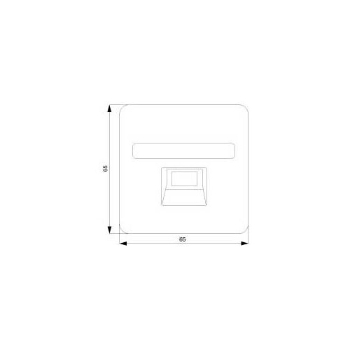 5TG1 821 Siemens Abdeckplatte UAE Delta Profil titanweiss Produktbild Additional View 1 L