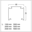 22128020 ZUMTOBEL TECTON T 1000 oE WH Tragschiene leer Produktbild Additional View 1 S