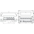 563200 Dehn Potentialausgleichsschiene K12 2,5-95# Produktbild Additional View 2 S