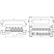 563200 Dehn Potentialausgleichsschiene K12 2,5-95# Produktbild Additional View 1 S