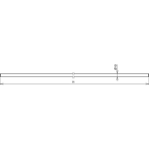 860115 Dehn Anschlussfahne DM:10mm L:1500mm Niro Produktbild Additional View 1 L