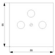 5TG1222-2 Siemens abdeckung f. SAT i-system Carbonmetallic Produktbild Additional View 1 S