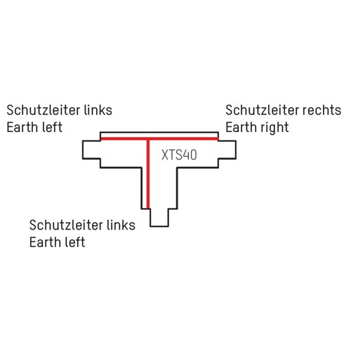 208-19170403 MOLTO LUCE NOA VERBIND-T weiß L100B30 XTS 40-3 Produktbild Additional View 1 L