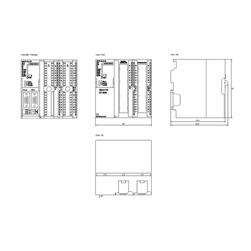 6ES7314-6CH04-0AB0 Siemens SimaticS7-300 CPU 314C-2 DP KOMPAKT CPU MIT MPI Produktbild Additional View 1 L